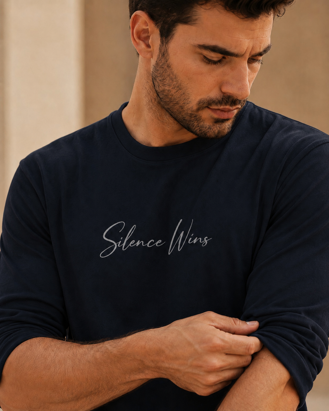 VELTOR Core — Silence Wins Long Sleeve Tee