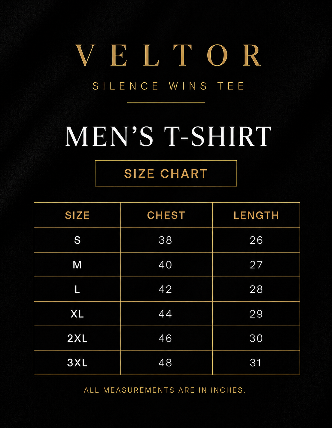 VELTOR Core — Silence Wins Long Sleeve Tee