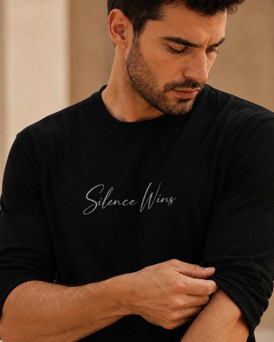 VELTOR Core — Silence Wins Long Sleeve Tee