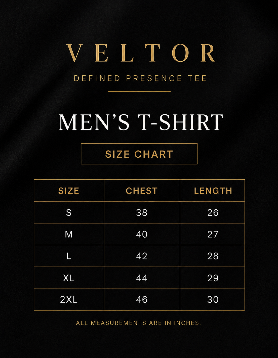 VELTOR Core — Defined Presence Tee